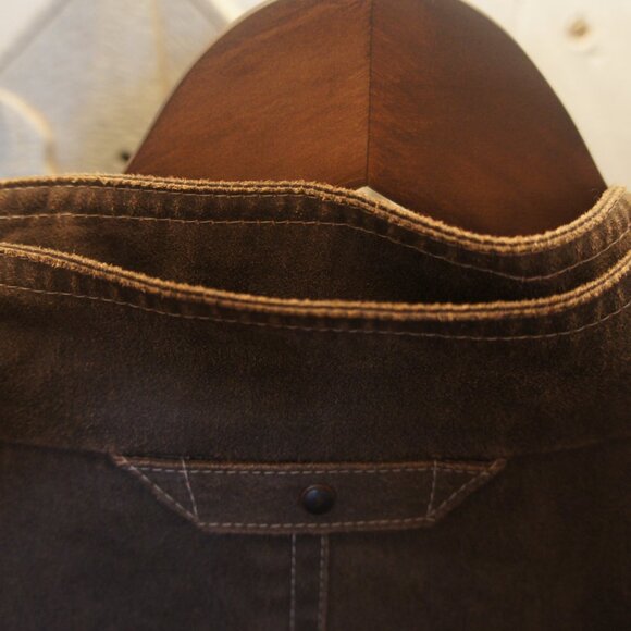 CARHARTT Men's Large Suede leather coat - Picture 9 of 10